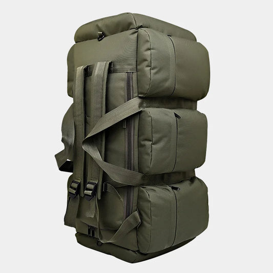 "ExpeditionMax 100L: The Ultimate Army Backpack for Outdoor Adventures and Travel"