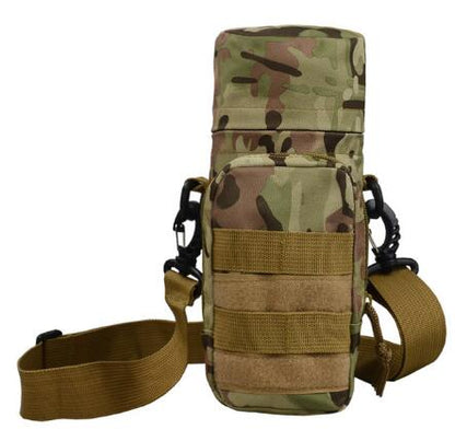 "Black Hawk Commandos Tactical MOLLE Water Bottle Pouch: Essential H2O Carrier for the Field"