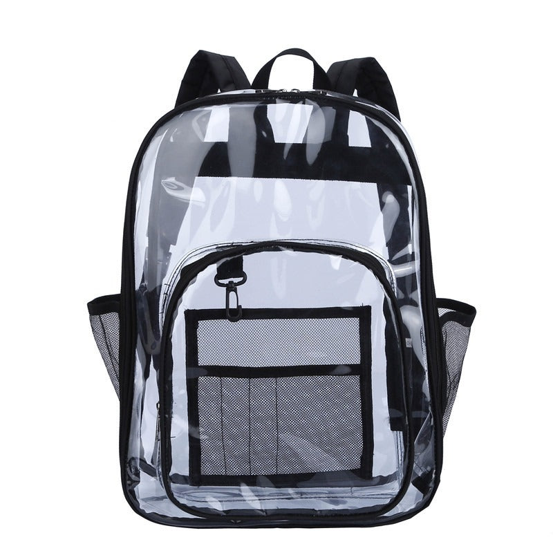 Transparent Backpack PVC Backpack PVC Schoolbag Large Capacity Student Schoolbag