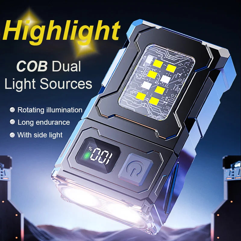 2024 New Multi Functional COB Flashlight