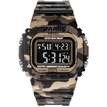 UNISEX LED Military Army Camouflage Wrist Watch For Every Day Wear