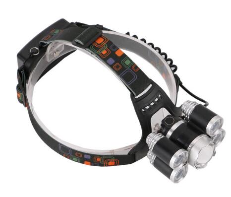 12000Lm XML T6 5 LED Headlight 4 Modes Torch