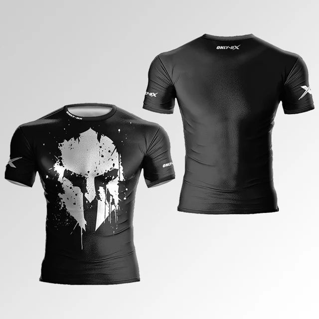 Spartan Warrior 3D Muscle Tee - Bold Streetwear for Gym & Everyday