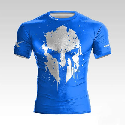 Spartan Warrior 3D Muscle Tee - Bold Streetwear for Gym & Everyday