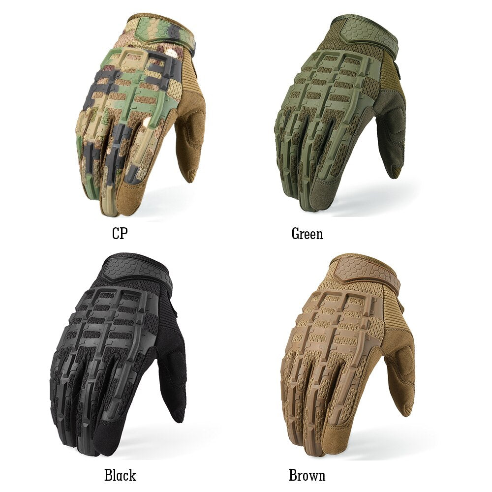 Tactical Gloves Full Finger Long Camo