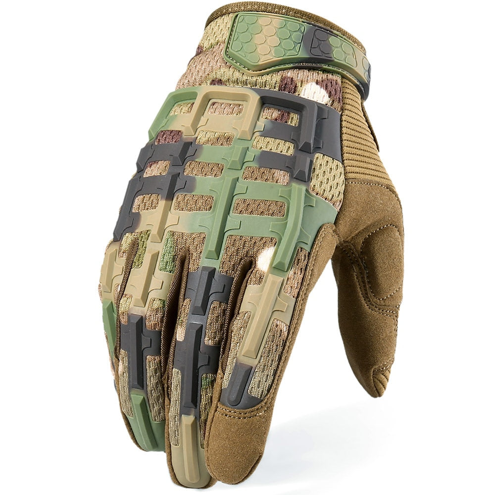 Tactical Gloves Full Finger Long Camo