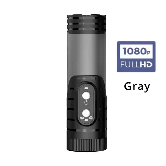 4K Full HD Wifi Portable Camera Waterproof and Anti Shock Flashlight