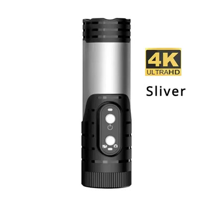 4K Full HD Wifi Portable Camera Waterproof and Anti Shock Flashlight