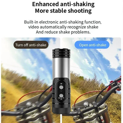 4K Full HD Wifi Portable Camera Waterproof and Anti Shock Flashlight