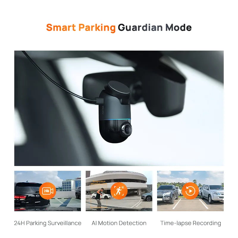 "Transform Your Drive: Dash Cam Omni X200 with 360° View & AI Motion Detection"