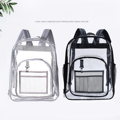 Transparent Backpack PVC Backpack PVC Schoolbag Large Capacity Student Schoolbag