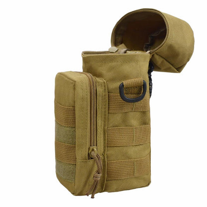 "Black Hawk Commandos Tactical MOLLE Water Bottle Pouch: Essential H2O Carrier for the Field"