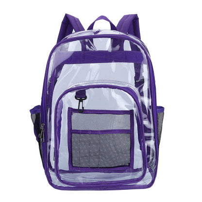 Transparent Backpack PVC Backpack PVC Schoolbag Large Capacity Student Schoolbag