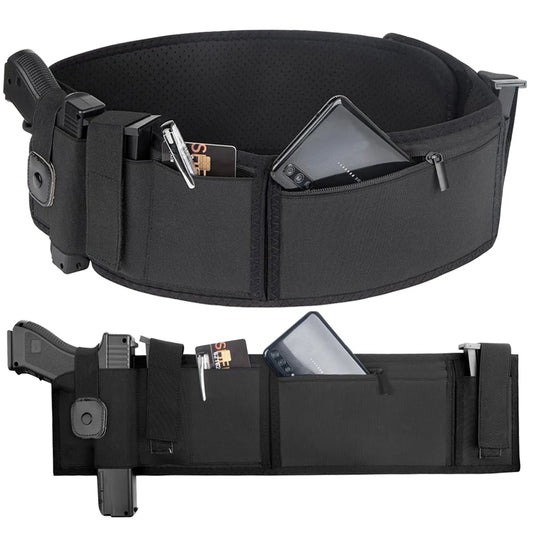 Belly Band Gun Holster Concealed Carry Waist Band Pistol Holster