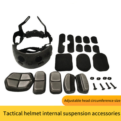 Tactical Helmet Sponge Lining Adjustable Head Circumference Seismic Decompression Tactical Helmet For MICH FAST Airsoft Helmet