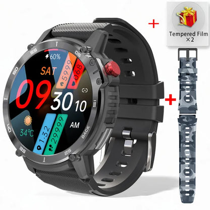 "Rugged Titan C22: The Ultimate 3ATM Waterproof Sport Smartwatch for the Modern Adventurer"