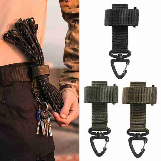 Multi-purpose Glove Hook Military Fan Outdoor Tactical  Buckle Adjust Camping Glove Hanging Buckle