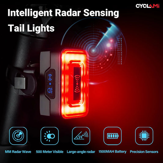 CYCLAMI Bicycle Intelligent Radar Tail Light