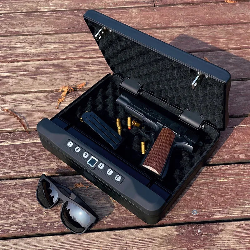 Portable Firearms Safe Box.
