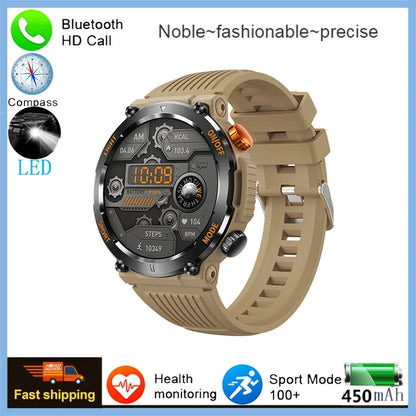 Pathfinder LED Military Smart Watch: Navigate Your World with Precision"