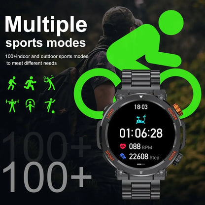 Pathfinder LED Military Smart Watch: Navigate Your World with Precision"