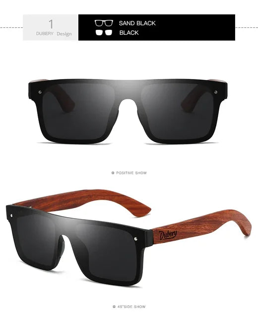 Natural Wooden Sunglasses Men Polarized