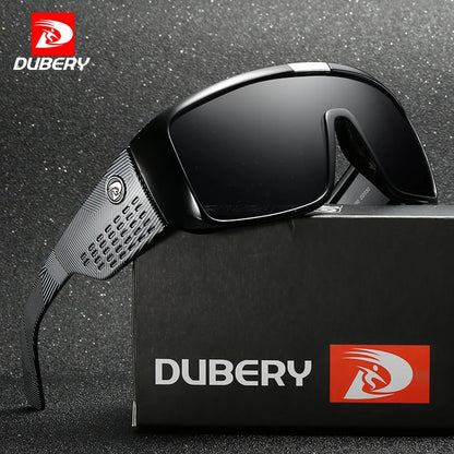 "DUBERY Retro Lux: Oversized Colourful Mirror Sunglasses - Fashion Meets Function"