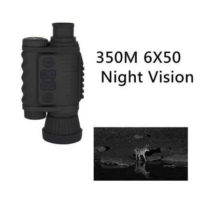 350 MRange Handheld HD 6X50 Infrared Digital Night Vision Device Tactical IR Night Monocular