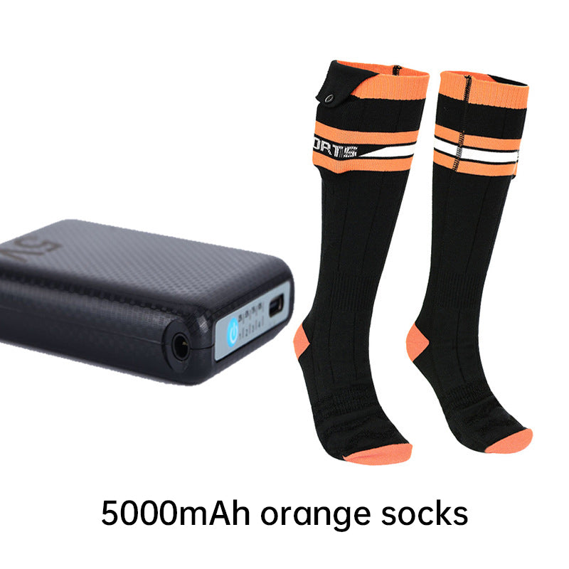 Heated Socks APP Remote Control 6000/5000mAh Rechargeable Battery Winter Thermal Electric Heating Thick Socks