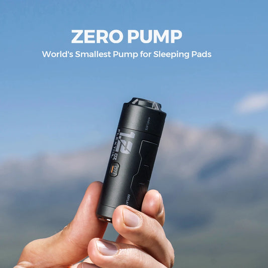 FLEXTAILGEAR ZERO PUMP - 34g Portable Camping Air Pump for Inflatables  Rechargeable Electric Pump  for Sleeping Pads