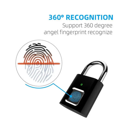 "Secure Your Belongings with Our Advanced Fingerprint Padlock!"