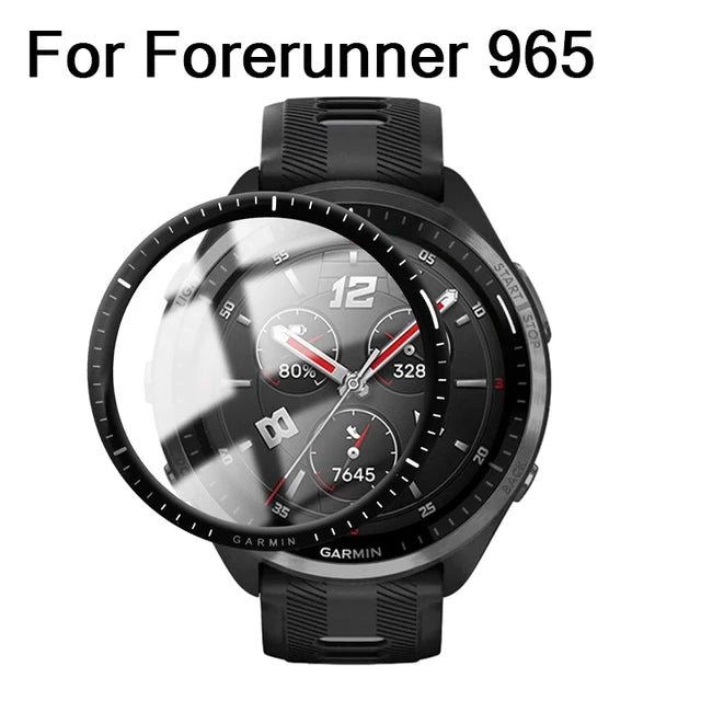 "Ultra-Clarity HD Screen Protector for Garmin Smartwatches: Forerunner 965, Epix Gen2, VENU2 PLUS - Ultimate Protection Film Cover"