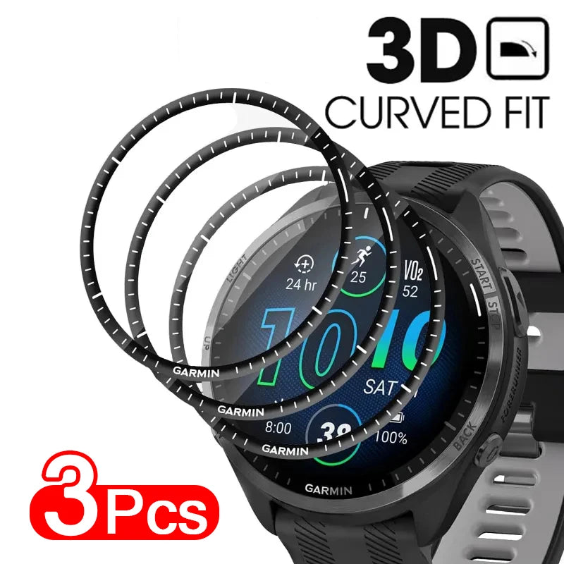 "Ultra-Clarity HD Screen Protector for Garmin Smartwatches: Forerunner 965, Epix Gen2, VENU2 PLUS - Ultimate Protection Film Cover"
