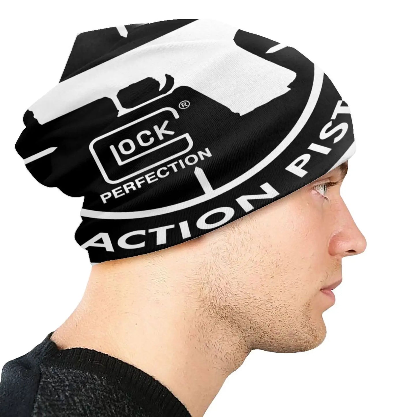 "Embrace the Cold in Style: Glock Perfection Beanie - Tactically Cool Winter Essential"