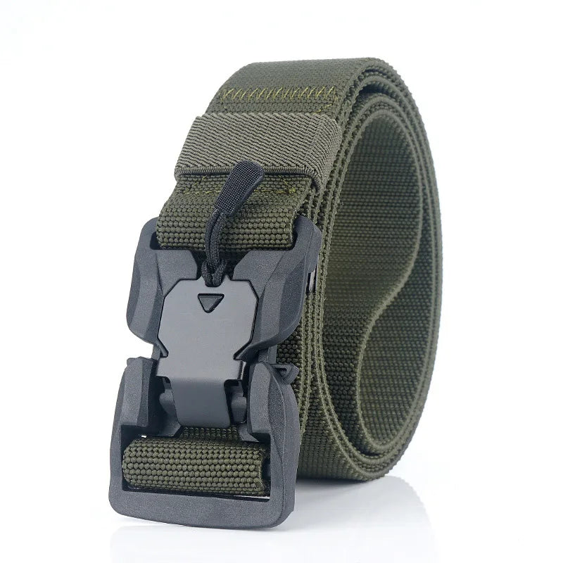 Quick Release Magnetic Buckle Military Belt.