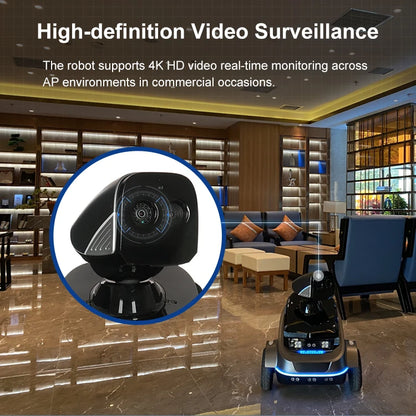 Indoor Office Building Smart Intelligent Patrol AI Security Robot