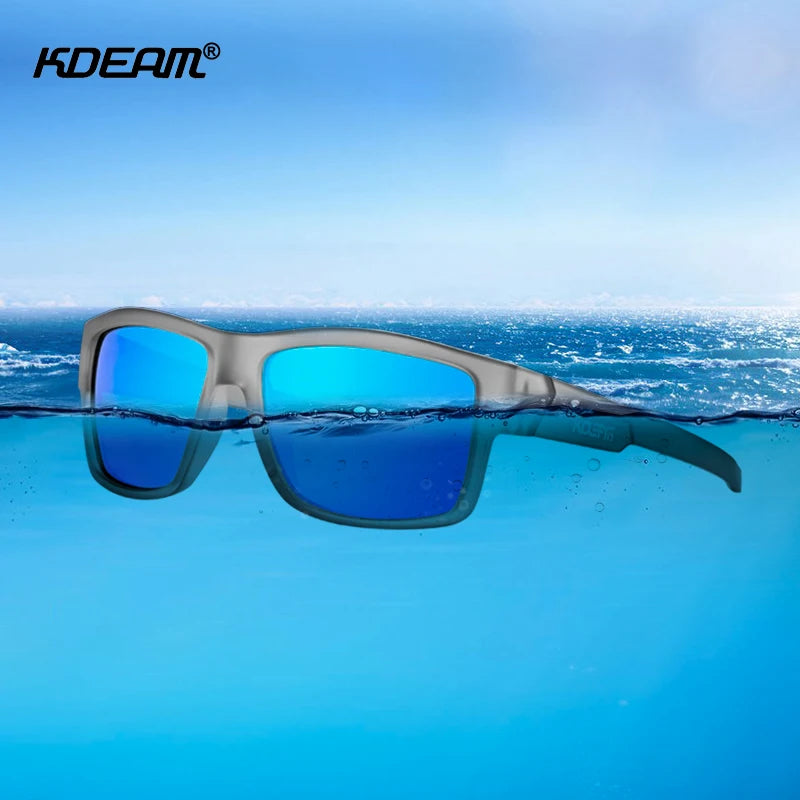 "Stay Afloat with Style: KDEAM KD7077 Floatable Sunglasses - Polarized UV400 Protection for Sports Enthusiasts"