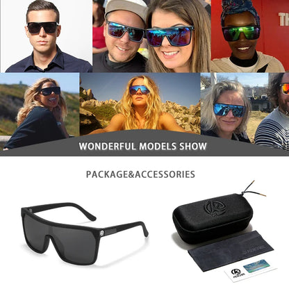 Experience Ultimate Comfort & Style with KDEAM One-Piece Polarized Sunglasses for Men & Women