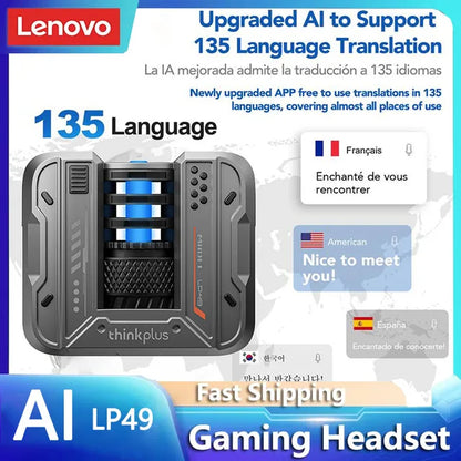 Lenovo LP49 AI Translation Headphones