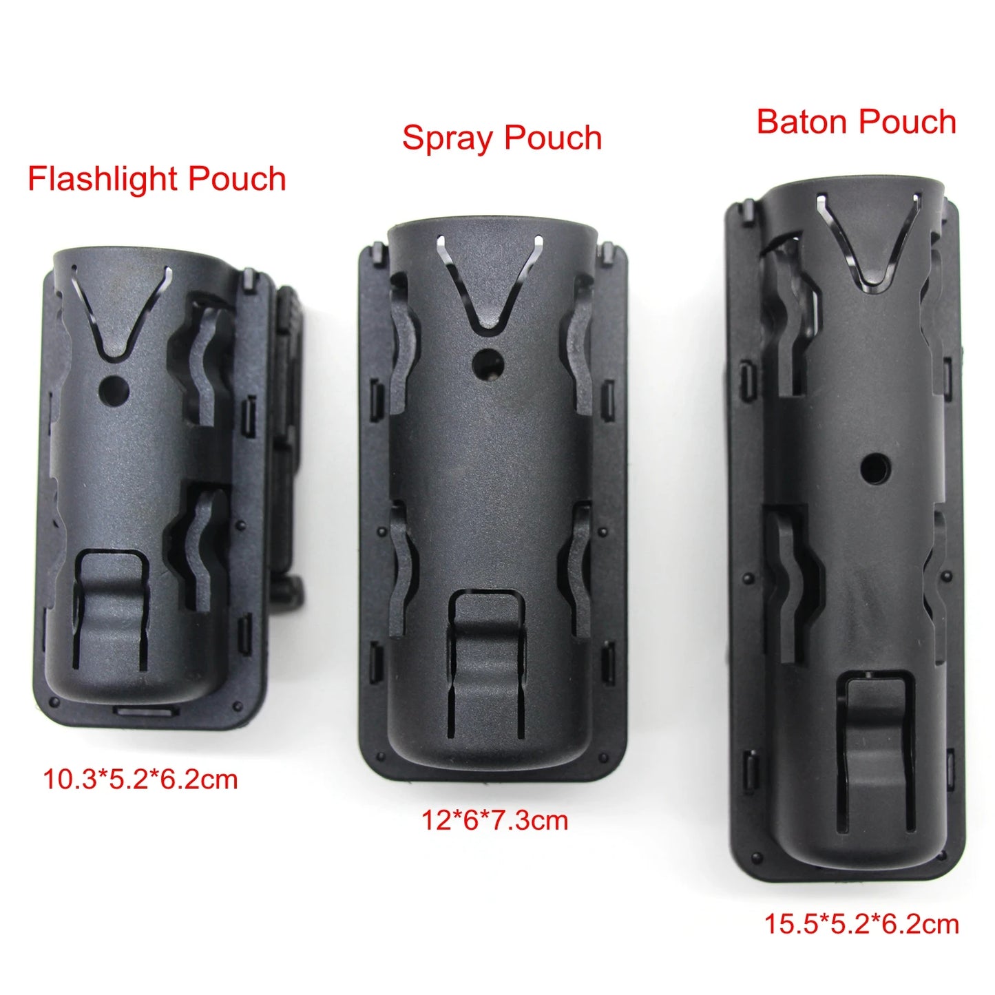 "Multifunctional MOLLE Baton Holster with 360 Degree Rotation for Tactical and Outdoor Use"
