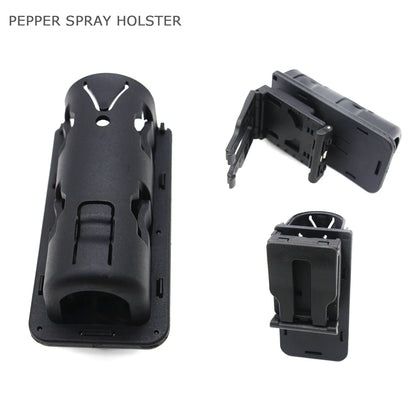 "Multifunctional MOLLE Baton Holster with 360 Degree Rotation for Tactical and Outdoor Use"