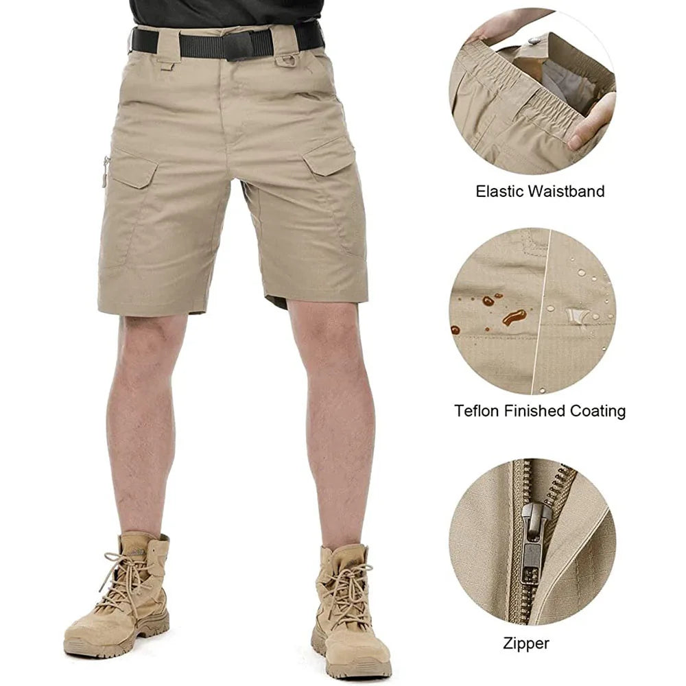 "Rugged & Ready: Urban Military Tactical Shorts for Outdoor Adventures"