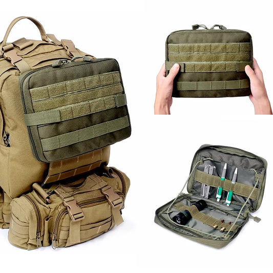 Military Tactical Molle Medical First Aid Pouch Outdoor Sport Nylon Multifunction Backpack Accessory Army EDC Hunting Tool Bag