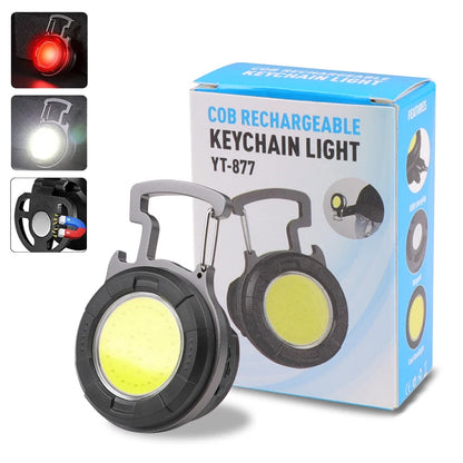 SPECIAL SALE- Mini COB LED Flashlight Multi-Functional Key-chain