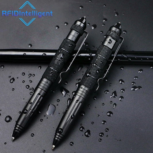 Multi-Function Military Tactical Pen Self Defense Weapon Outdoor EDC Tools Survival Supplies Emergency Glass Breaker Ballpoint