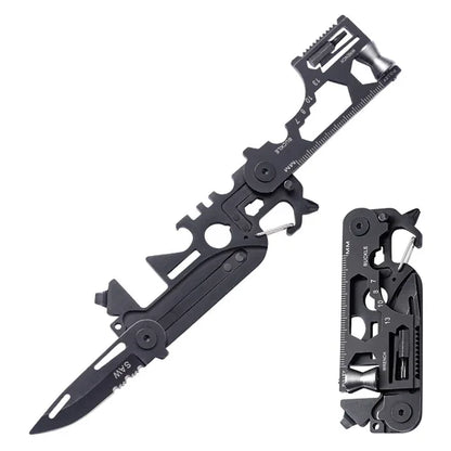 Multifunctional Outdoor Pocket Tool Combination Card Folding Tactical Army Knife Mini Bicycle Repair EDC Camping Gear Equipment