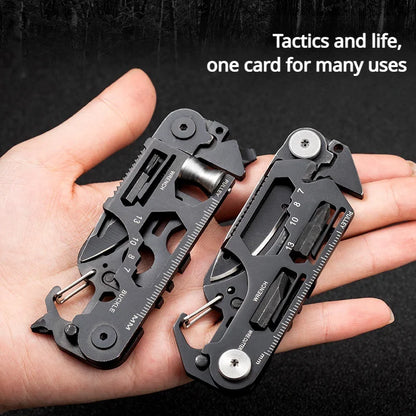 Multifunctional Outdoor Pocket Tool Combination Card Folding Tactical Army Knife Mini Bicycle Repair EDC Camping Gear Equipment