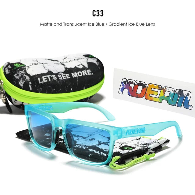 New Colors By KD332 Square Polarized Sunglasses For Men And Women.