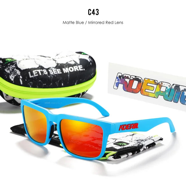 New Colors By KD332 Square Polarized Sunglasses For Men And Women.