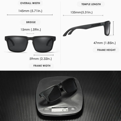 New Colors By KD332 Square Polarized Sunglasses For Men And Women.